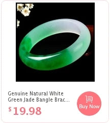 Genuine Natural Green Jade Bangle Bracelet Charm Jewellery Fashion Accessories Hand-Carved Lucky Amulet Gifts for Women Her Men