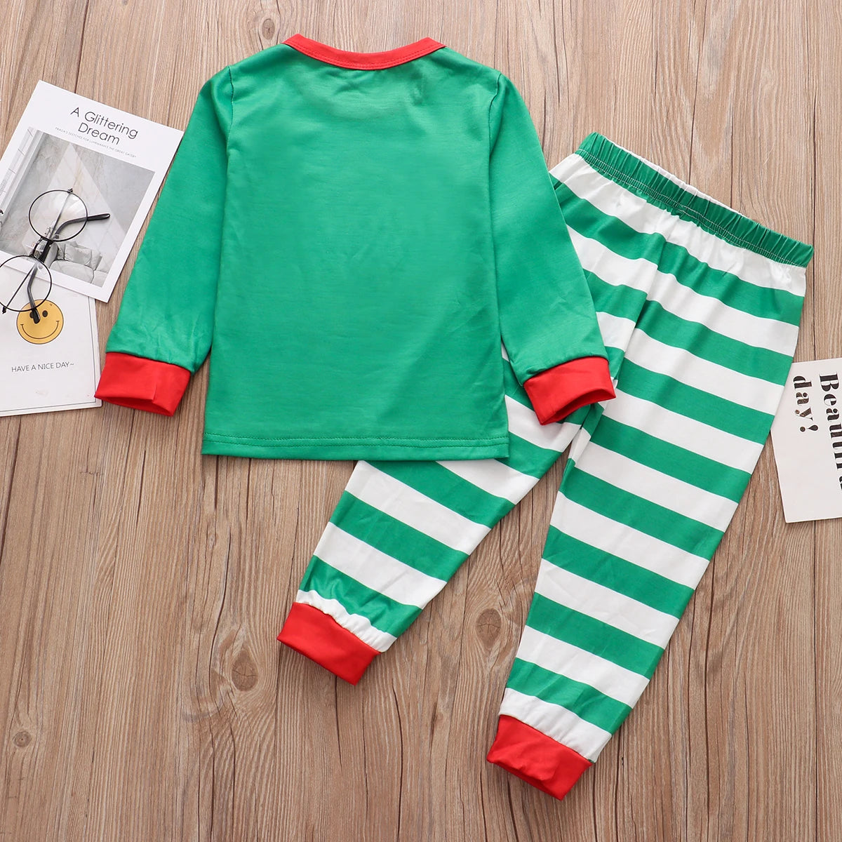 Christmas Family matching costumes pajamas 2021 Xmas adults kids outfits baby jumpsuits Letter Merry Christmas Family pajamas