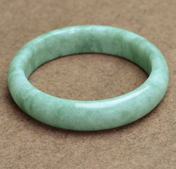 Genuine Natural Green Jade Bangle Bracelet Charm Jewellery Fashion Accessories Hand-Carved Lucky Amulet Gifts for Women Her Men