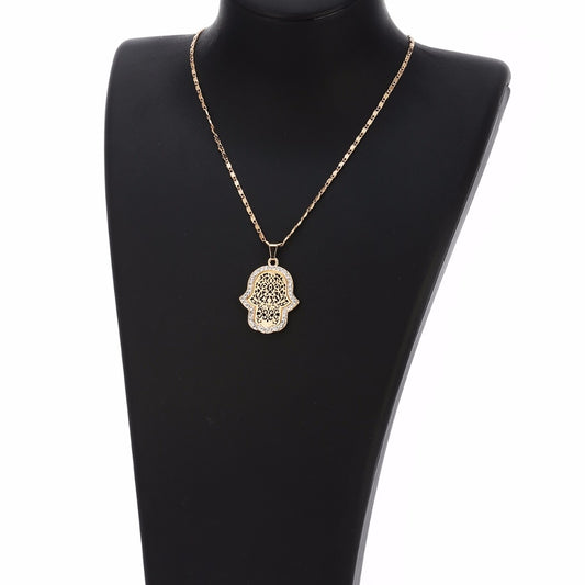 Hamsa Pendant Necklace Sets