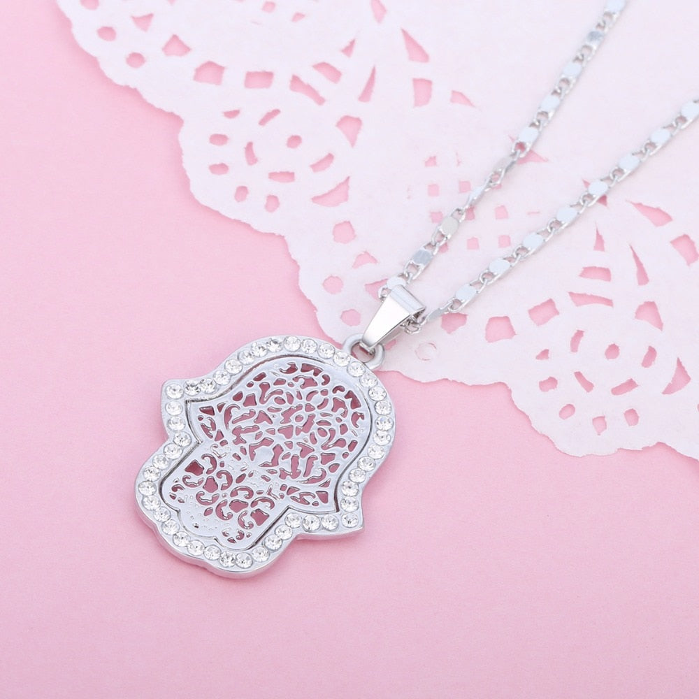 Hamsa Pendant Necklace Sets