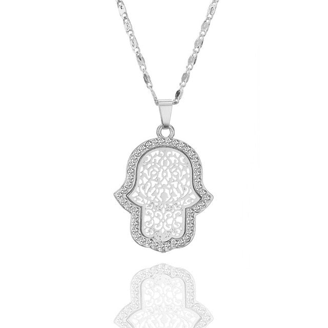 Hamsa Pendant Necklace Sets